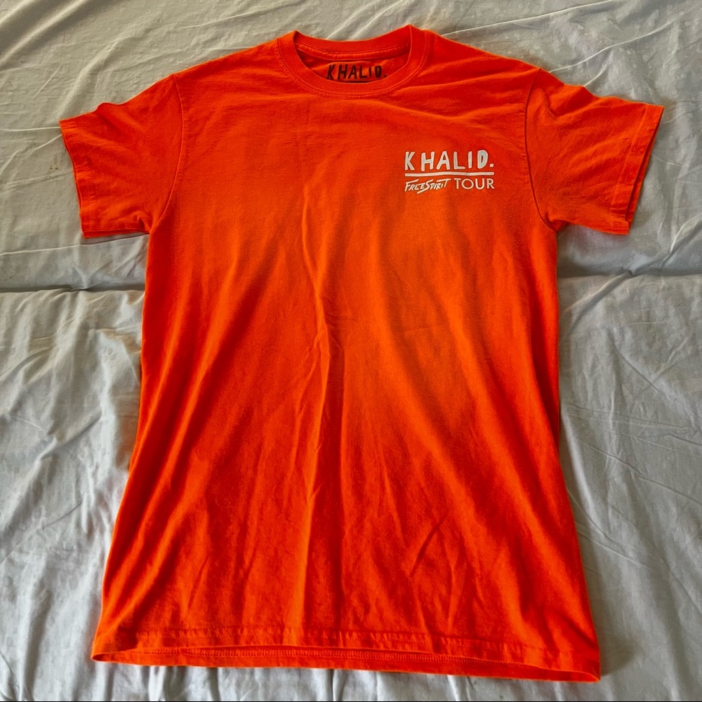Khalid Free Spirit your merch band tee Snall orange
